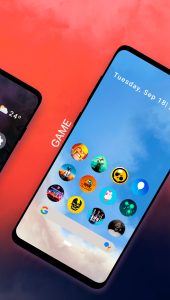 اسکرین شات برنامه Oxygen - Icon Pack 3