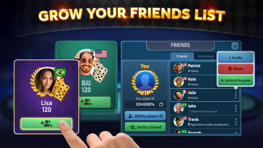 اسکرین شات بازی Domino - Dominos online game 1