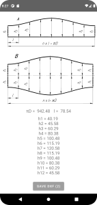 اسکرین شات برنامه Flat Pattern Bend Calculator 6