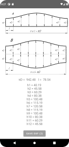 اسکرین شات 6 برنامه Flat Pattern Bend Calculator
