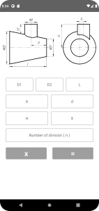 اسکرین شات برنامه Flat Pattern Bend Calculator 4