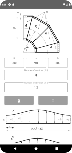 اسکرین شات برنامه Flat Pattern Bend Calculator 5