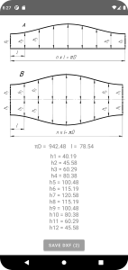 اسکرین شات 6 برنامه Flat Pattern Bend Calculator