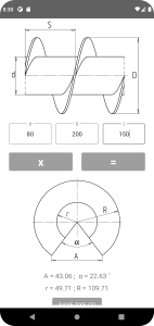 اسکرین شات برنامه Flat Pattern Bend Calculator 2