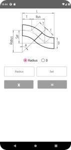اسکرین شات 6 برنامه Offset Pipe calculator