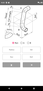 اسکرین شات برنامه Offset Pipe calculator 3