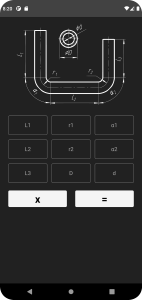 اسکرین شات برنامه Metal Bending Calculator 3