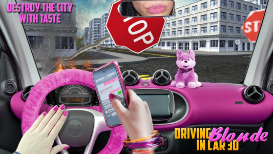 اسکرین شات بازی Driving Blonde Car 3D City Sim 3