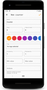 اسکرین شات برنامه Counter - Click counter app, tally counter widgets 4