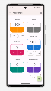 اسکرین شات 1 برنامه Counter: Click Counter App