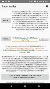 اسکرین شات برنامه Bitcoin Paper Wallet 5