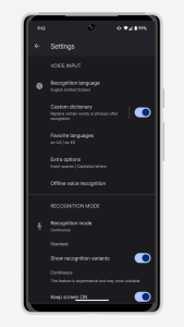 اسکرین شات 3 برنامه Write by Voice: Speech to Text