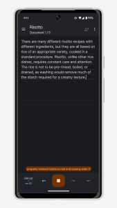اسکرین شات 1 برنامه Write by Voice: Speech to Text