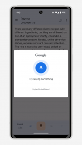 اسکرین شات 2 برنامه Write by Voice: Speech to Text