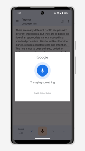 اسکرین شات 2 برنامه Write by Voice: Speech to Text