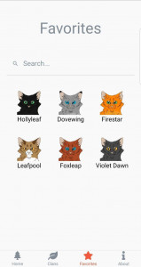 اسکرین شات 7 برنامه Warriors. Characters