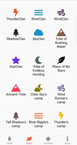 اسکرین شات 4 برنامه Warriors. Characters