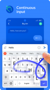 اسکرین شات برنامه Yandex Keyboard 3