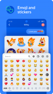 اسکرین شات برنامه Yandex Keyboard 5