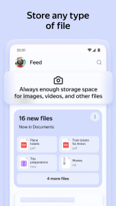اسکرین شات 1 برنامه Yandex Disk –  Cloud Storage