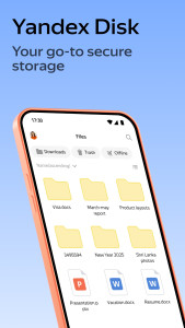 اسکرین شات 1 برنامه Yandex Disk – Cloud Storage