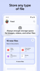 اسکرین شات 1 برنامه Yandex Disk –  Cloud Storage