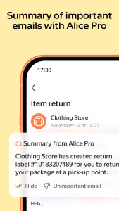 اسکرین شات 3 برنامه Yandex Mail: Email & Cloud