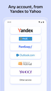 اسکرین شات 3 برنامه Yandex Mail: Email & Cloud
