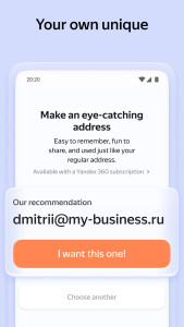 اسکرین شات 6 برنامه Yandex Mail: Email & Cloud