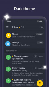 اسکرین شات برنامه Yandex Mail 5