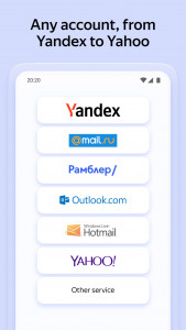 اسکرین شات 3 برنامه Yandex Mail: Email & Cloud