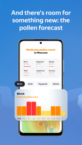 اسکرین شات 3 برنامه Yandex Weather & Rain Radar