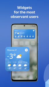 اسکرین شات برنامه Yandex Weather & Rain Radar 7