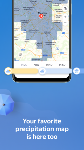 اسکرین شات برنامه Yandex Weather & Rain Radar 4