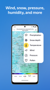 اسکرین شات 4 برنامه Yandex Weather & Rain Radar