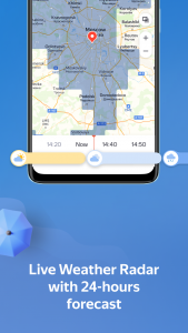 اسکرین شات برنامه Yandex Weather & Rain Radar 3