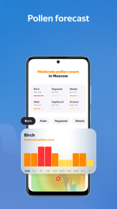 اسکرین شات 3 برنامه Yandex Weather & Rain Radar