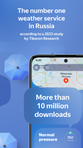 اسکرین شات 7 برنامه Yandex Weather & Rain Radar
