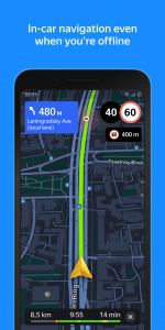اسکرین شات برنامه Yandex Maps and Navigator 1