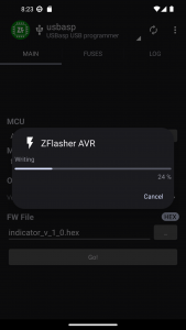 اسکرین شات برنامه ZFlasher AVR 3