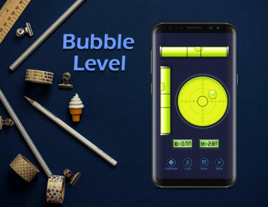 اسکرین شات 6 برنامه Ruler, BubbleLevel, AngleMeter