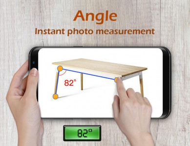 اسکرین شات 3 برنامه Ruler, BubbleLevel, AngleMeter