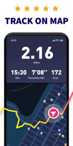 اسکرین شات برنامه Running App - GPS Run Tracker 1