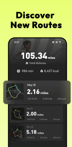 اسکرین شات 2 برنامه Running App - GPS Run Tracker