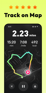 اسکرین شات برنامه Running App - GPS Run Tracker 1