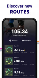 اسکرین شات برنامه Running App - GPS Run Tracker 2