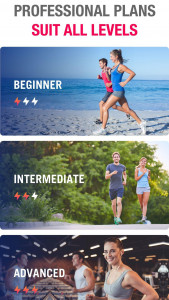 اسکرین شات 2 برنامه Running App - Lose Weight App