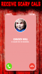 اسکرین شات بازی Creepy chucky Doll Video call 6