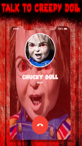 اسکرین شات بازی Creepy chucky Doll Video call 5