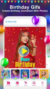 اسکرین شات برنامه Birthday Photo Frame Maker App 2